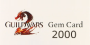 Guild Wars 2 Gems 2000 Game Card Gutscheine, Prepaid Guthaben Code